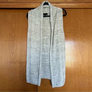 Cynthia Rowley Knit Sleeveless Cardigan Sweater Vest Size Medium